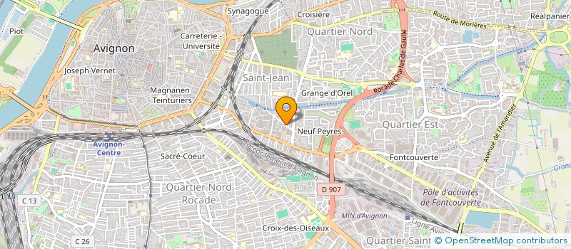 localisation de l'entreprise MONSIEUR AHMED ARBIA  AVIGNON