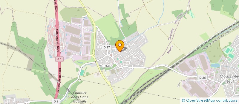 localisation de l'entreprise MONSIEUR AHMED ARFAOUI  LOUVRES