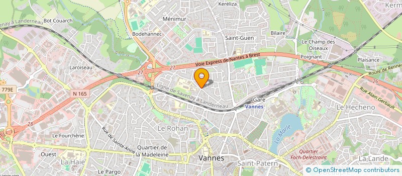 localisation de l'entreprise MONSIEUR AHMED ARRAJAL à VANNES