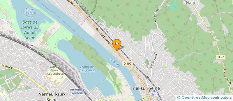 localisation de l'entreprise MONSIEUR AHMED ATAHRAN  TRIEL-SUR-SEINE