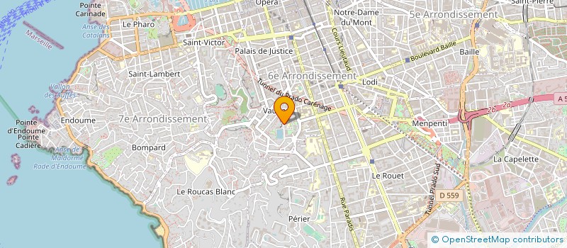 localisation de l'entreprise MONSIEUR AHMED ATAOUAT à MARSEILLE 6EME