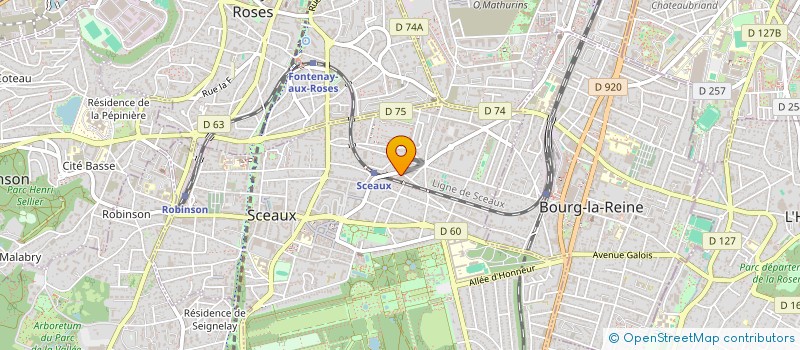 localisation de l'entreprise MONSIEUR AHMED ATMANE à SCEAUX