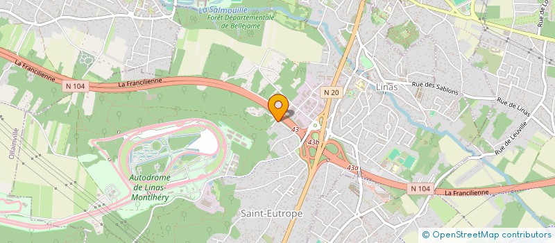 localisation de l'entreprise MONSIEUR AHMED ATMANI  LINAS