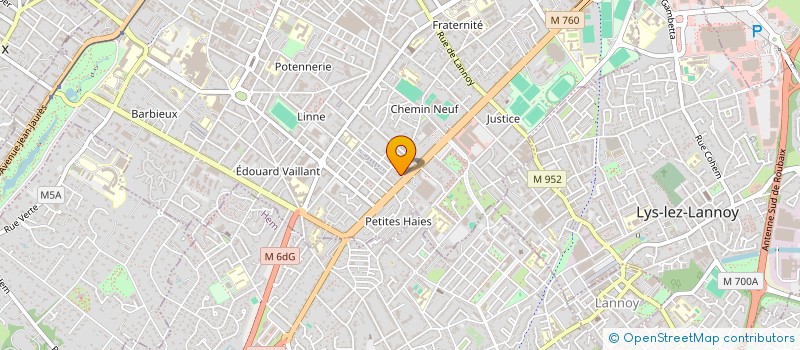 localisation de l'entreprise MONSIEUR AHMED ATTAR  ROUBAIX