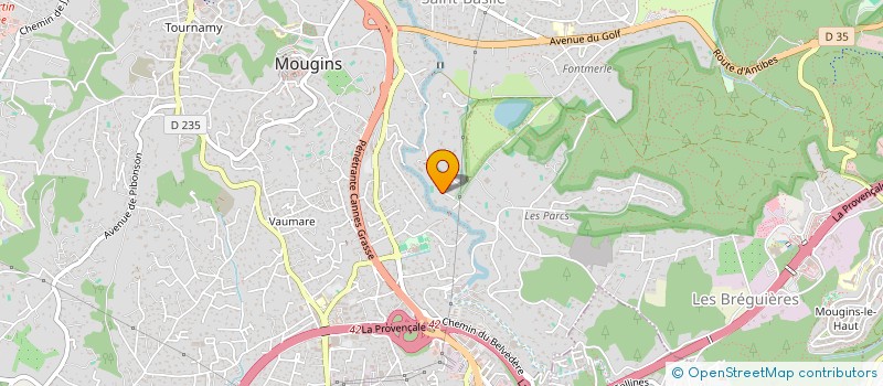 localisation de l'entreprise MONSIEUR AHMED ATTAR  MOUGINS