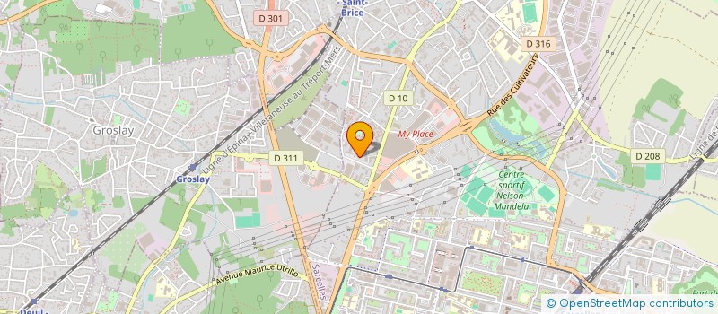 localisation de l'entreprise MONSIEUR AHMED ATTIA IBRAHIM KENAWY  SARCELLES