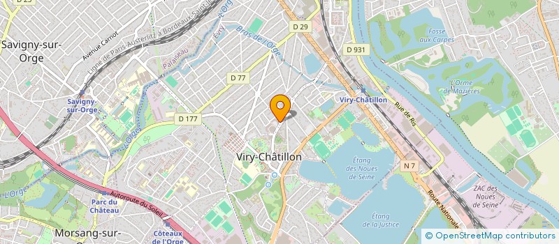 localisation de l'entreprise MONSIEUR AHMED AYADI à VIRY-CHATILLON