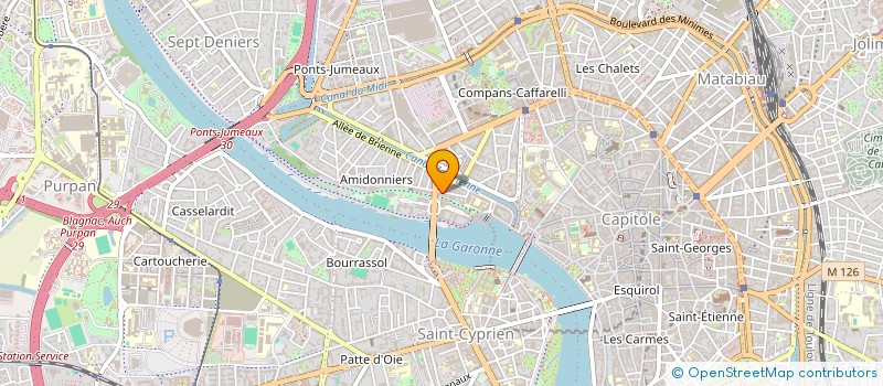 localisation de l'entreprise MONSIEUR AHMED AZAIEZ  TOULOUSE
