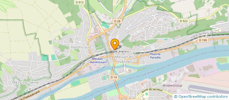 localisation de l'entreprise MONSIEUR AHMED AZAOUME  MEULAN-EN-YVELINES