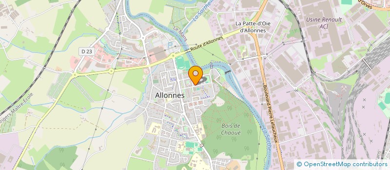 localisation de l'entreprise MONSIEUR AHMED AZARKAN à ALLONNES