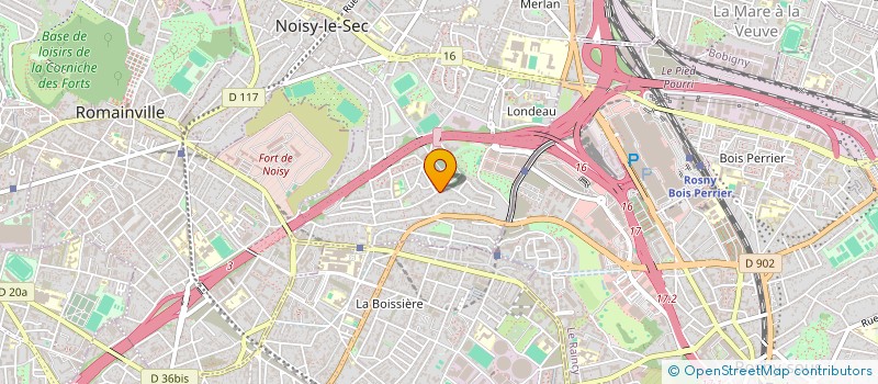 localisation de l'entreprise MONSIEUR AHMED AZHARI à NOISY-LE-SEC