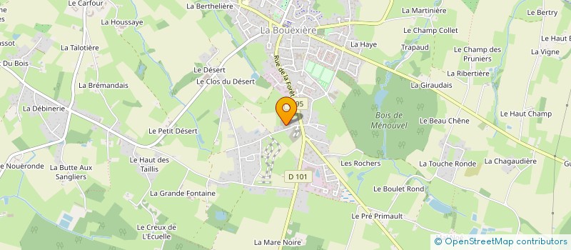 localisation de l'entreprise MONSIEUR AHMED AZIZI-ALAOUI  LA BOUEXIERE