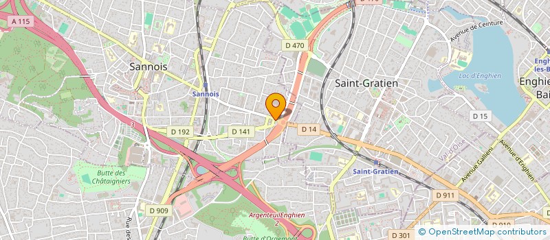 localisation de l'entreprise MONSIEUR AHMED AZOUAOU  SANNOIS