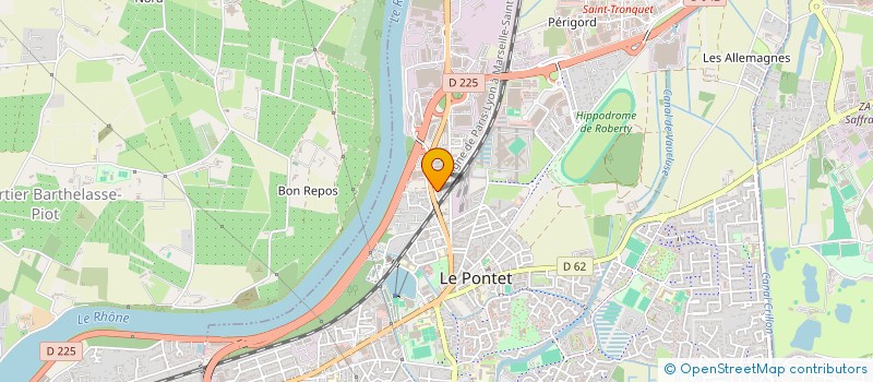 localisation de l'entreprise MONSIEUR AHMED AZOUGAGH  LE PONTET