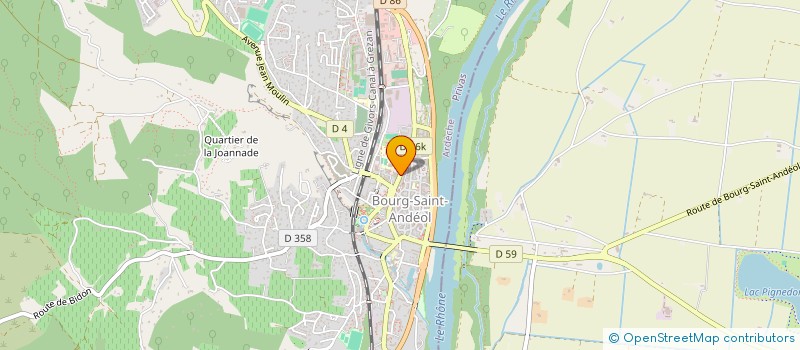 localisation de l'entreprise MONSIEUR AHMED BABOURI  BOURG-SAINT-ANDEOL