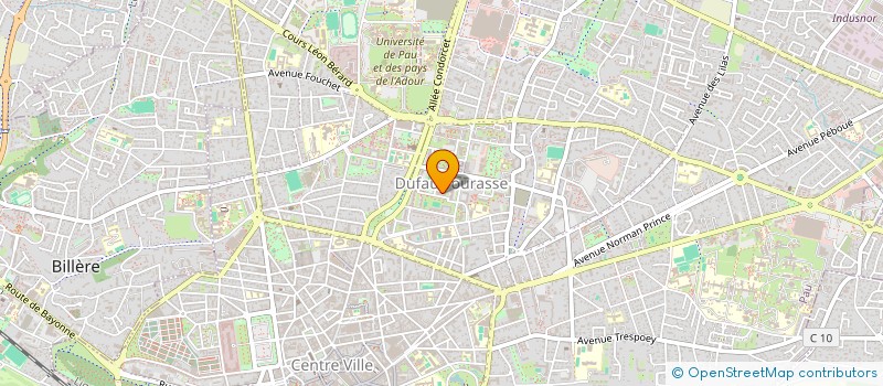 localisation de l'entreprise MONSIEUR AHMED BACHARDOST à PAU