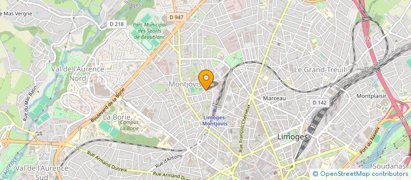 localisation de l'entreprise MONSIEUR AHMED BACHIR à LIMOGES