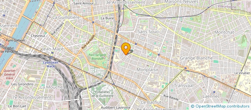 localisation de l'entreprise MONSIEUR AHMED BACHIR BRAHIM  LYON