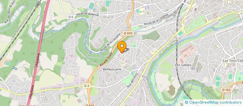 localisation de l'entreprise MONSIEUR AHMED BADI à POITIERS