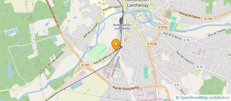 localisation de l'entreprise MONSIEUR AHMED BADRI  ROMORANTIN-LANTHENAY