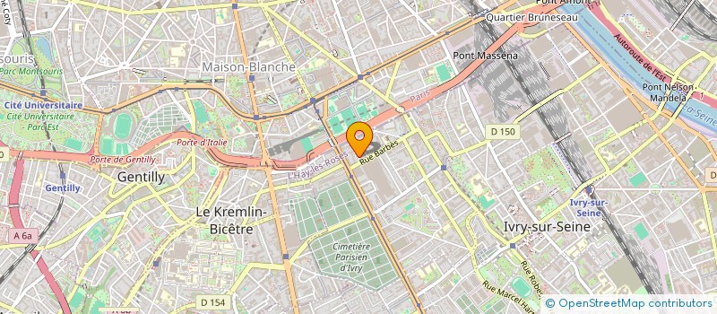 localisation de l'entreprise MONSIEUR AHMED BAILICHE  IVRY-SUR-SEINE