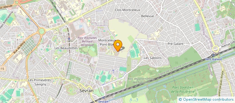 localisation de l'entreprise MONSIEUR AHMED BAJRAM à SEVRAN