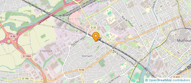 localisation de l'entreprise MONSIEUR AHMED BAKRAOUI  MULHOUSE