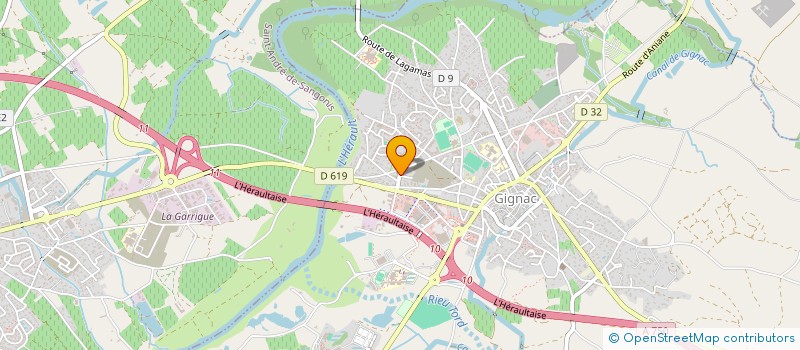 localisation de l'entreprise MONSIEUR AHMED BAMGHAR  GIGNAC