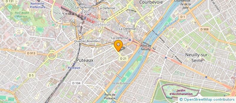 localisation de l'entreprise MONSIEUR AHMED BARBASH  PUTEAUX