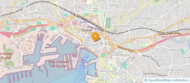 localisation de l'entreprise MONSIEUR AHMED BECHIKH  TOULON