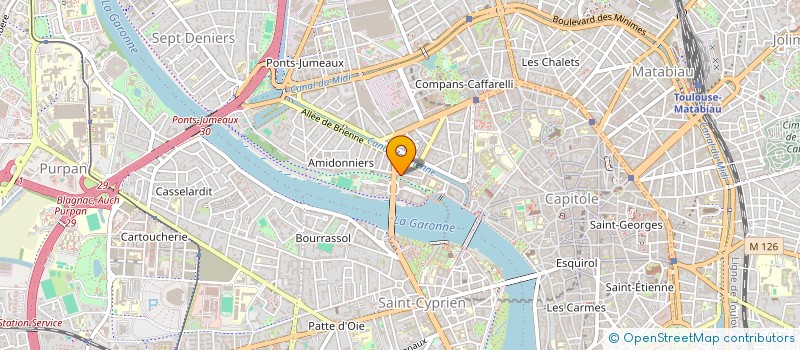 localisation de l'entreprise MONSIEUR AHMED BEDAHECH  TOULOUSE