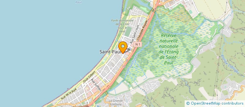 localisation de l'entreprise MONSIEUR AHMED BEDANI à SAINT-PAUL