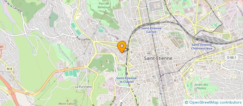 localisation de l'entreprise MONSIEUR AHMED BEDDAOUI à SAINT-ETIENNE