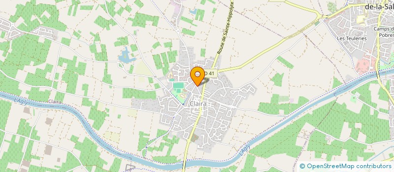 localisation de l'entreprise MONSIEUR AHMED BEKLALED  CLAIRA