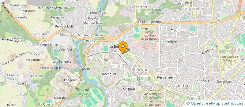 localisation de l'entreprise MONSIEUR AHMED BEKOUIDER à BREST