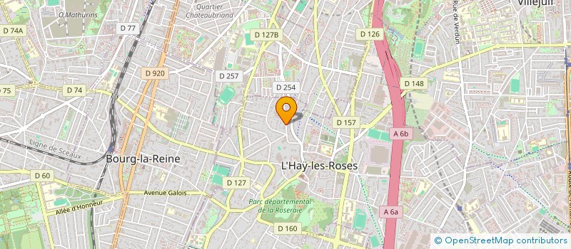 localisation de l'entreprise MONSIEUR AHMED BEKRADDA  L'HAY-LES-ROSES