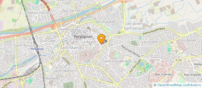 localisation de l'entreprise MONSIEUR AHMED BELABASSI  PERPIGNAN