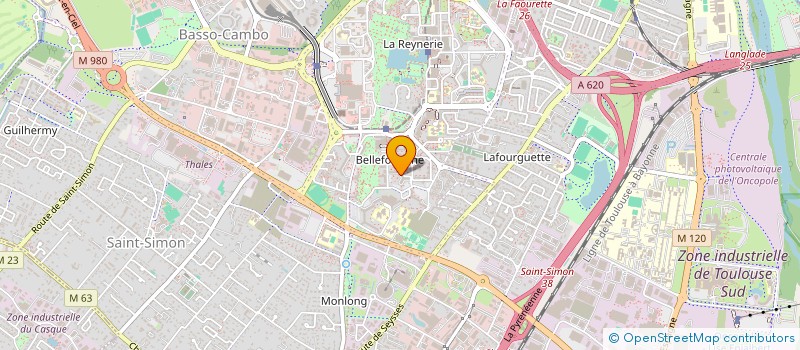 localisation de l'entreprise MONSIEUR AHMED BELACEL à TOULOUSE