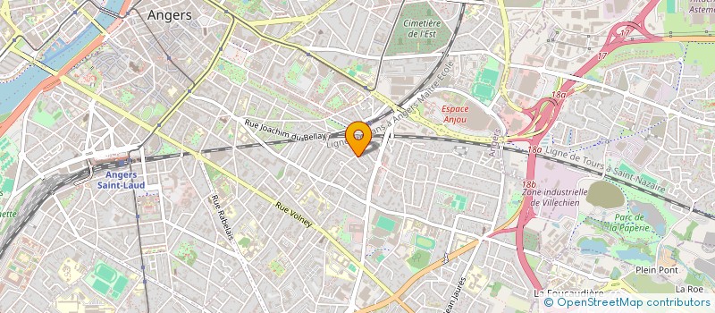 localisation de l'entreprise MONSIEUR AHMED BELHADEF à ANGERS