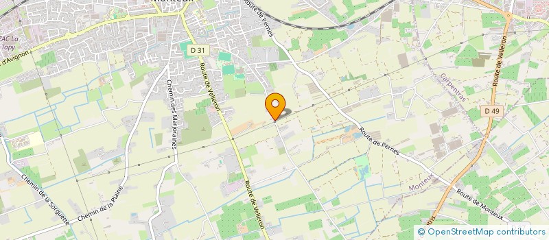 localisation de l'entreprise MONSIEUR AHMED BELHADI  MONTEUX