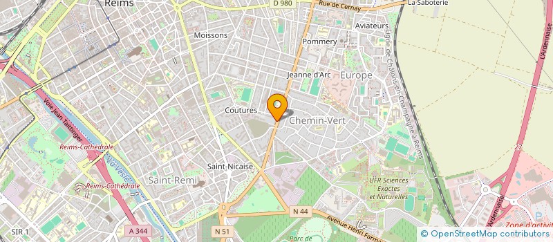 localisation de l'entreprise MONSIEUR AHMED BELHADJ  REIMS