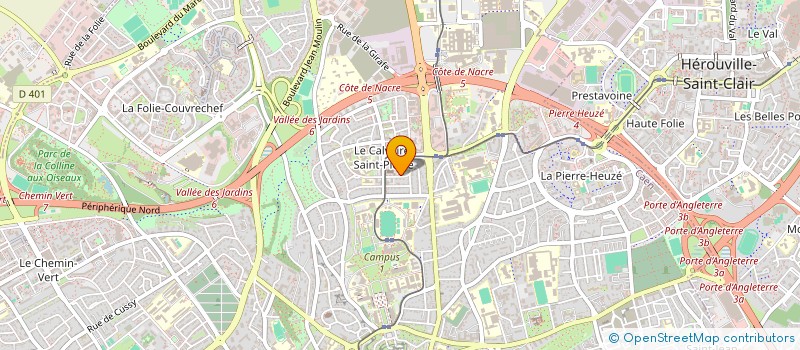 localisation de l'entreprise MONSIEUR AHMED BELHADJOUT à CAEN