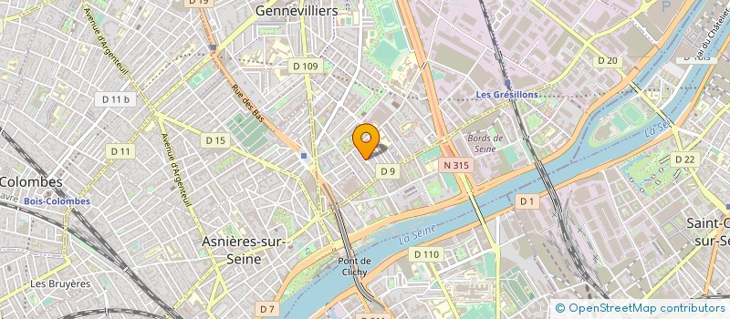 localisation de l'entreprise MONSIEUR AHMED BELHAJ à GENNEVILLIERS
