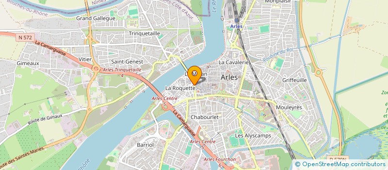 localisation de l'entreprise MONSIEUR AHMED BELHOUARI  ARLES