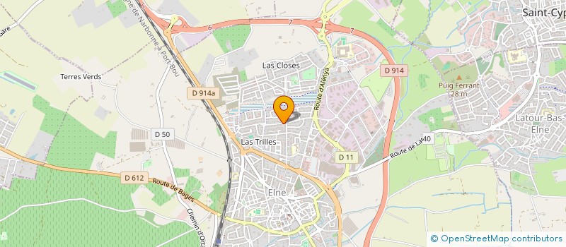 localisation de l'entreprise MONSIEUR AHMED BELKACEMI  ELNE