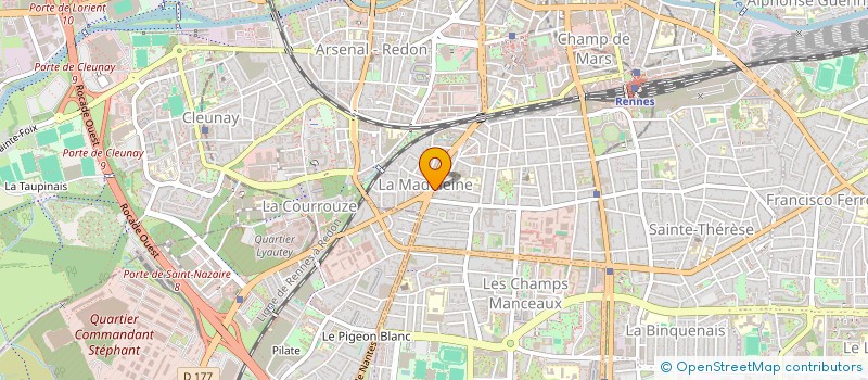 localisation de l'entreprise MONSIEUR AHMED BELKADI à RENNES