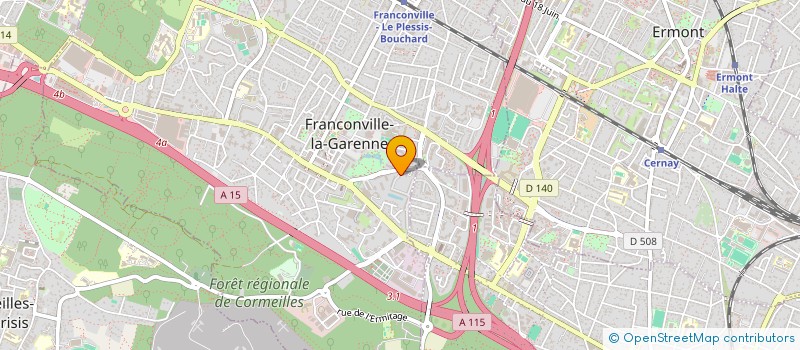 localisation de l'entreprise MONSIEUR AHMED BELLAHOUEL  FRANCONVILLE