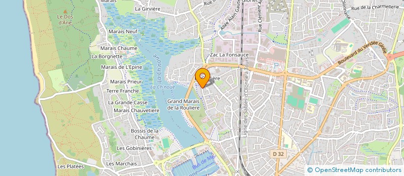 localisation de l'entreprise MONSIEUR AHMED BELMILOUD à LES SABLES D'OLONNE