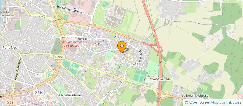 localisation de l'entreprise MONSIEUR AHMED BELMOKADEM  POITIERS