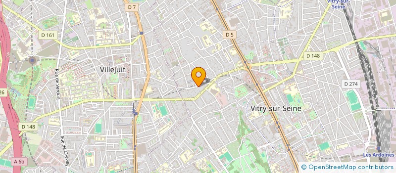 localisation de l'entreprise MONSIEUR AHMED BEN ABDALLAH  VITRY-SUR-SEINE